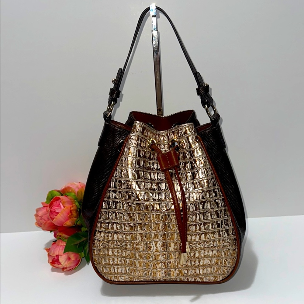 Brahmin Melinda Ganache and ady wallet Berryline - Picture 3 of 17